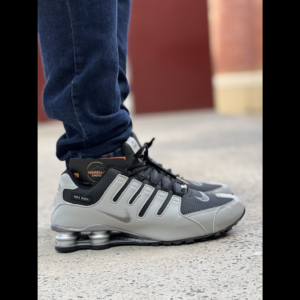 Shox Nz 4 Molas Cinza/Pr
