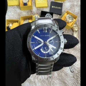 Bvlgari Iron Man (Fundo azul)