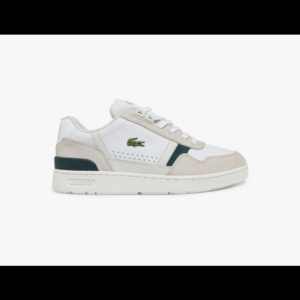 Lacoste T-Clip Br/Detalhe Verde